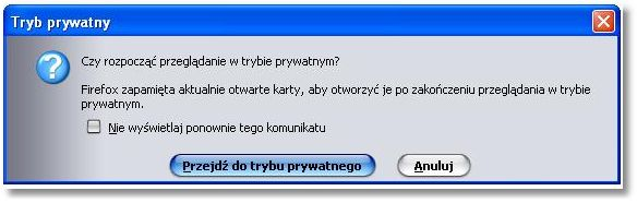 Rozdział 14 Konf iguracja przeglądarki Firef ox 3.5 Rozdział 14. Konfiguracja przeglądarki Firefox 3.