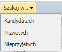 Filtr Wiek wyszukiwanie według wieku obwodowego: Filtr Jednostka wyszukiwanie według przypisania do danej jednostki: Dodatkowy filtr listy obwodowych znajduje się po kliknięciu zakładki: Szukaj w.