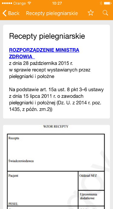 Pielęgniarka 75 plus Przydatna wiedza w 3 kliknięciach Med Strona tytułowa Strona główna z podstawowymi katalogami Katalog: Lista leków Podkatalog: grupy leków Katalog: Choroby wieku starczego