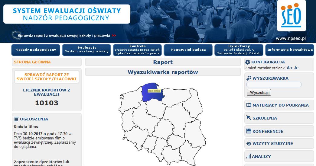 Ewaluacja zewnętrzna - raport