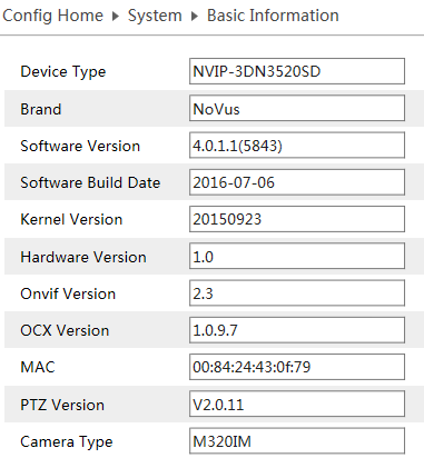 NVIP-3000 series IP PTZ camera - user manual ver.1.