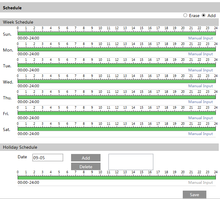 NVIP-3000 series IP PTZ camera - user manual ver.1.0. WWW INTERFACE - WORKING WITH IP CAMERA 4.4.2 Alarm input Sensor The camera has an alarm input which can be configured by the user.