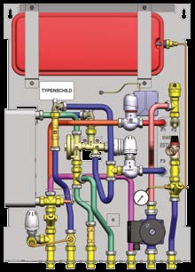 Ogrzewanie, instalacje sanitarne Wymiennikowe stacje mieszkaniowe HERZ Mieszkaniowe ogrzewacze wody z przyłączem do ogrzewania Wymiennikowa stacja mieszkaniowa Pressburg z bajpasem letnim Kompaktowa