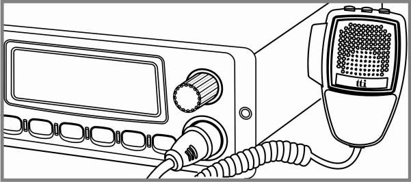 Takie same kolory mają przewody akumulatora i przewody bezpiecznika w skrzynce bezpiecznikowej. 5) Podłącz kabel zasilania do CB-Radia. 6) Zamontuj CB-Radio w uchwycie.