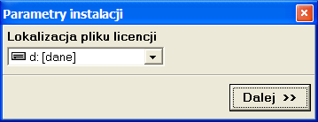 Zainstalowanie oprogramowania użytkowego następuje po naciśnięciu przycisku Instalacja klientów TCP.