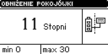 Instrukcja obsługi zadane: 4 00, temp -10⁰C (nastawa sterowania tygodniowego: 10⁰C) zadane: 5 00, temp -10⁰C (nastawa sterowania tygodniowego: 10⁰C) W tym przypadku jeżeli temperatura zadana na kotle