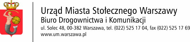 STRATEGIA ZRÓWNOWAśONEGO ROZWOJU SYSTEMU TRANSPORTOWEGO WARSZAWY NA LATA 2007 2015 W