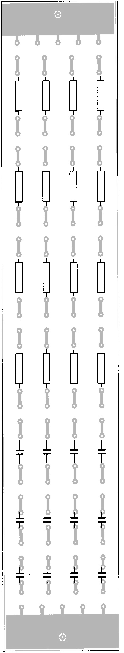 Schemat montażowy modułu RC 470nF 470nF 1 F 1 F 1uF 1uF 470nF 470nF 47nF 68nF 68nF 47nF 4,7nF 10nF 10nF 22nF 22nF 10nF