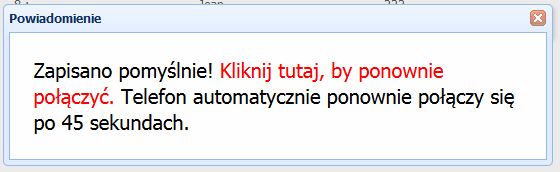 Rys. 6. Zmiana języka menu oraz przejście w tryb administratora. Po zmianie języka wyświetla się komunikat (patrz rys. 7), a telefon się restartuje.