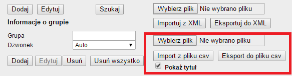 27 Plik do otwarcia i edycji w dowolnym edytorze teksu z możliwością zapisu do pliku.csv np. Excel lub Notepad++.