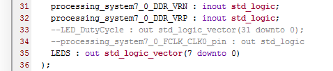 7. Wykonaj dodatkową modyfikację pod kategorią processing_system7_0: W wierszu FCLK_CLK0 zaznacz Make External (prawym przyciskiem myszy) W ten sposób do logiki programowalnej wyprowadziliśmy zegar,