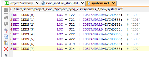 14. Do projektu dodaj nowy plik źródłowy (Add or Create Constraints), następnie wybierz Create File i stwórz plik o nazwie system. Jego zawartość zmodyfikuj w następujący sposób: 15.