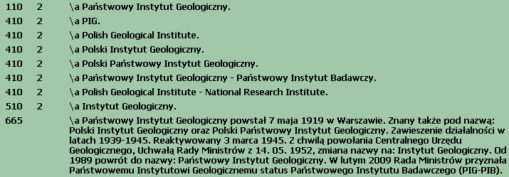 wariant nazwy instytucji występujący w tytule występujący w tytule wariant nazwy instytucji, której dotyczy sprawozdanie możemy uznać za zmianę nieistotną, o ile nazwa ta jest umieszczona w tropach