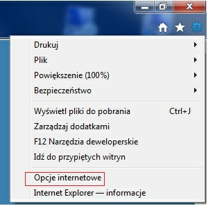 W zakładce Ogólne: w sekcji Historia przeglądania zalecane jest usunięcie plików tymczasowych, plików cookie, historii, danych formularzy i haseł; w tym celu należy wybrać przycisk Usuń.