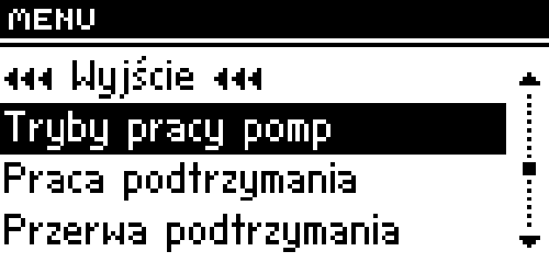 V.l) Siła nadmuchu Funkcja ta steruje szybkością pracy wentylatora. Zakres regulacji zawiera się w przedziale od 10 do 100%, (można przyjąć że są to biegi wentylatora).