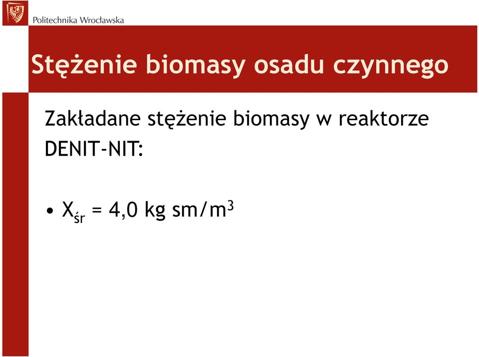 stężni biomasy w