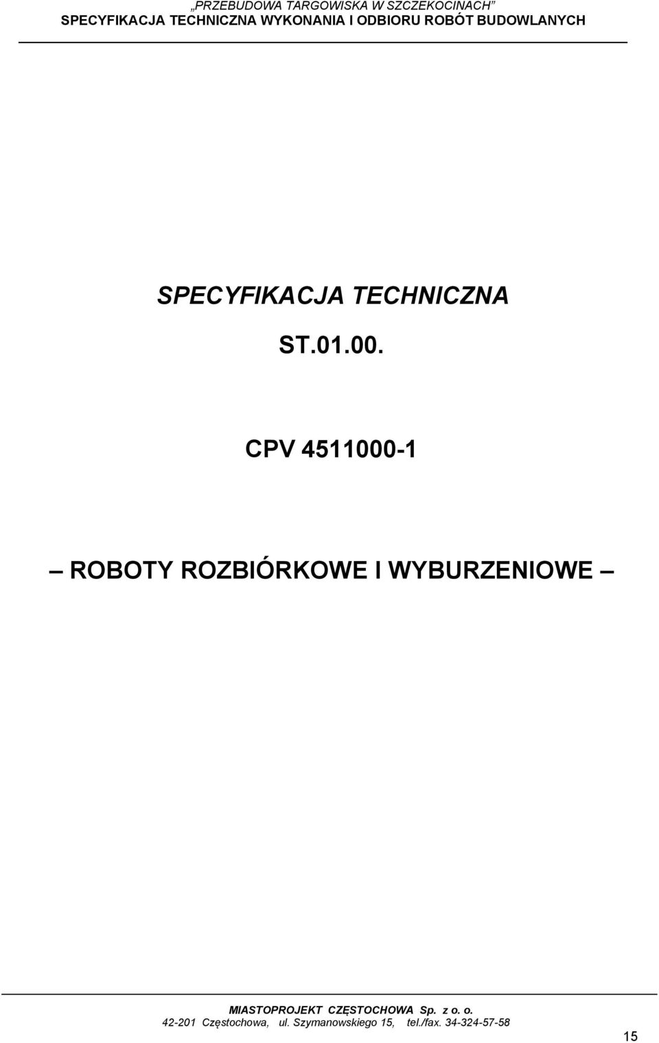 CPV 4511000-1 ROBOTY