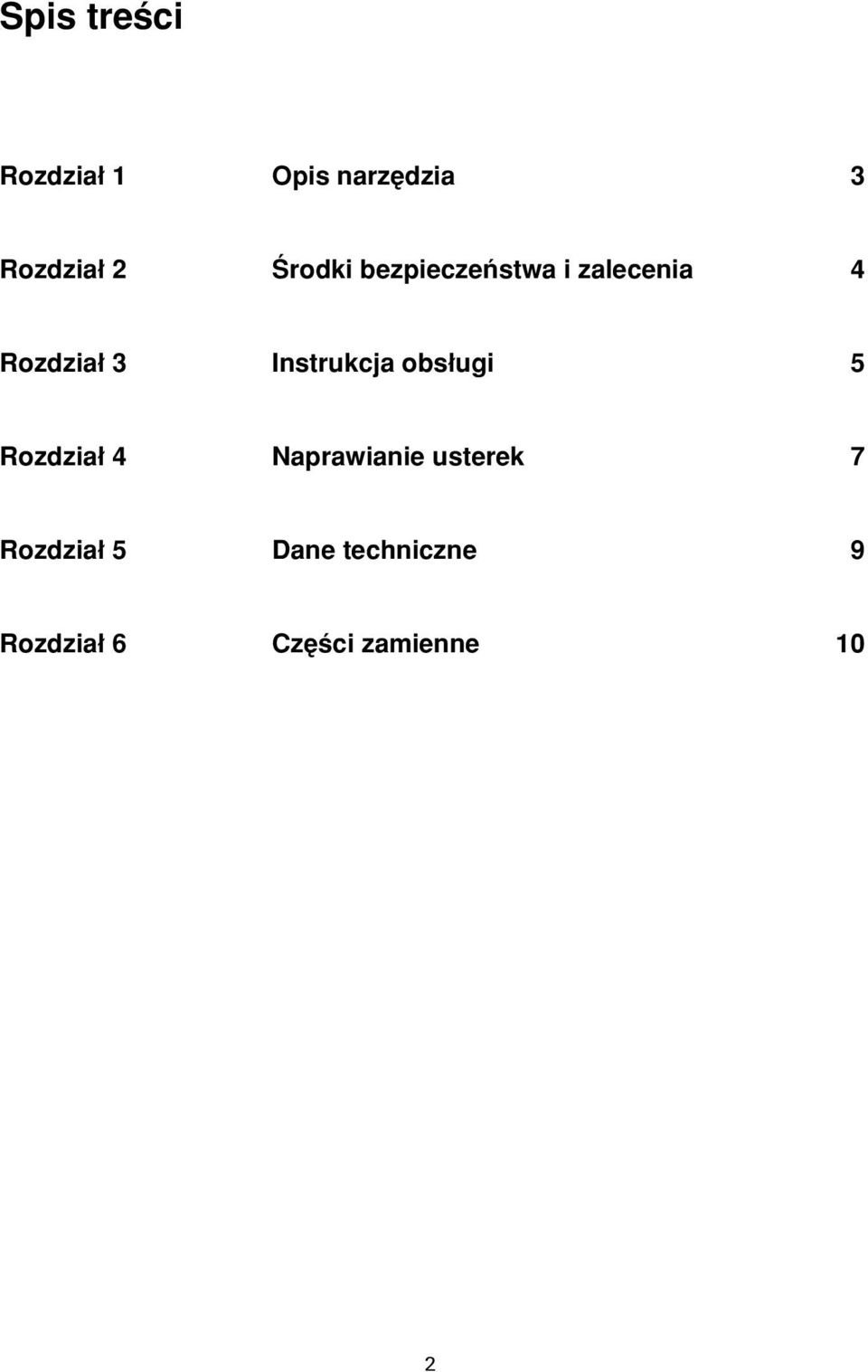 Instrukcja obs ugi 5 Rozdzia 4 Naprawianie usterek