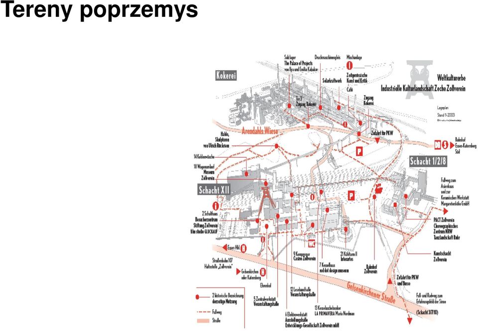 terenów poprzemysłowych w śródmieściach miast ekstensywne