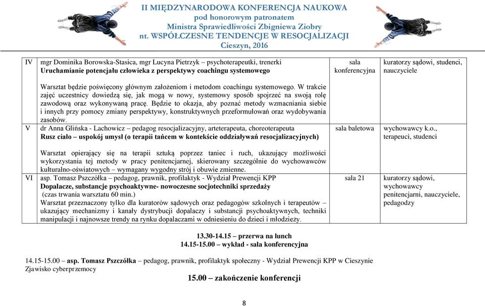 W trakcie zajęć uczestnicy dowiedzą się, jak mogą w nowy, systemowy sposób spojrzeć na swoją rolę zawodową oraz wykonywaną pracę.