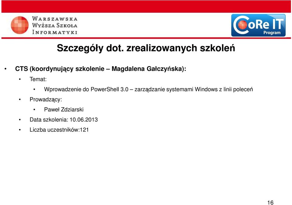 Gałczyńska): Temat: Wprowadzenie do PowerShell 3.