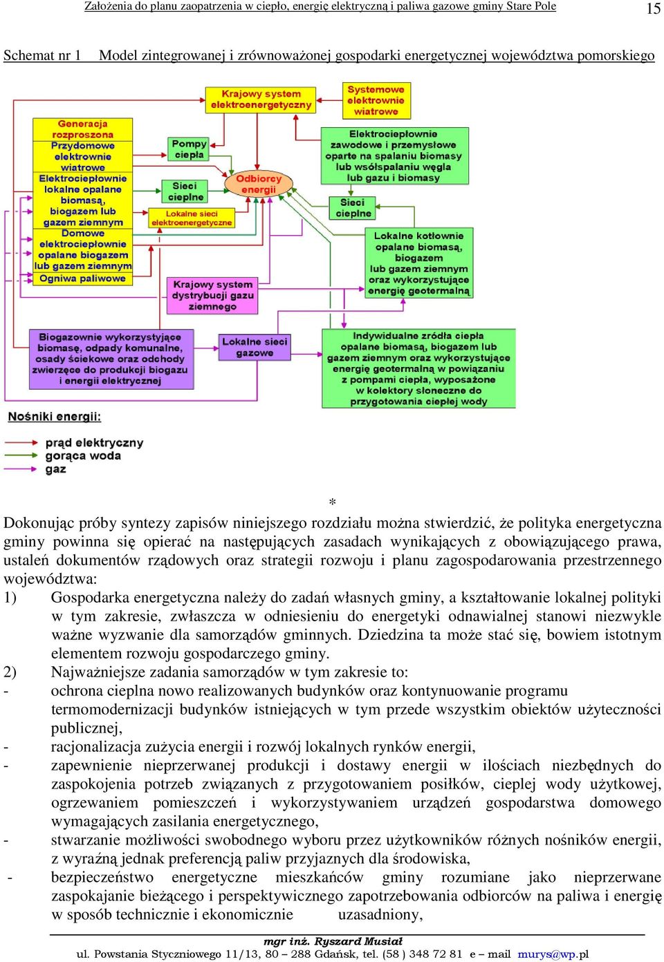 Gospodarka energetyczna należy do zadań własnych gminy, a kształtowanie lokalnej polityki w tym zakresie, zwłaszcza w odniesieniu do energetyki odnawialnej stanowi niezwykle ważne wyzwanie dla