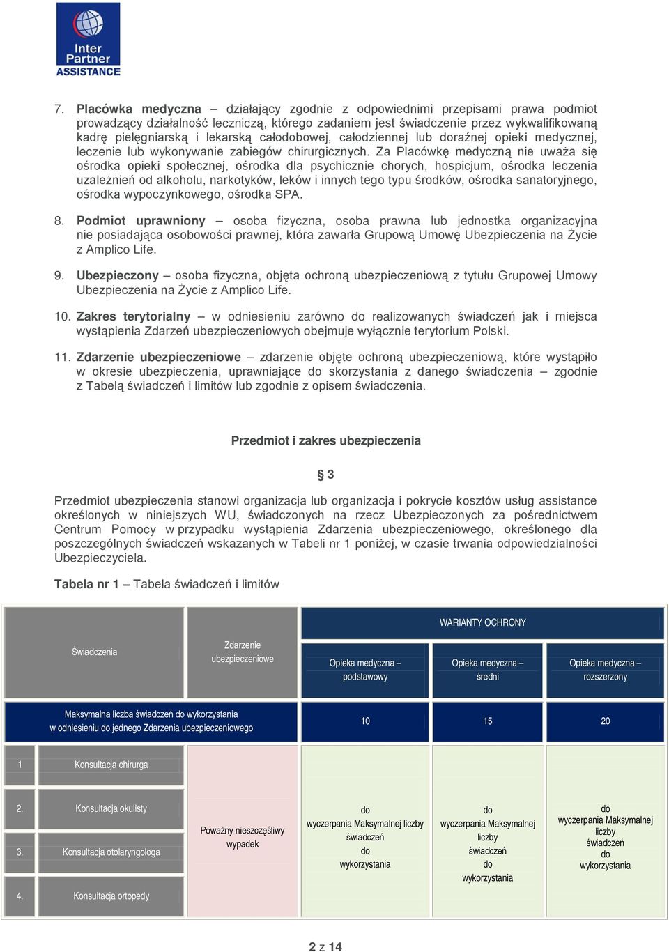 Za Placówkę medyczną nie uważa się ośrodka opieki społecznej, ośrodka dla psychicznie chorych, hospicjum, ośrodka leczenia uzależnień od alkoholu, narkotyków, leków i innych tego typu środków,