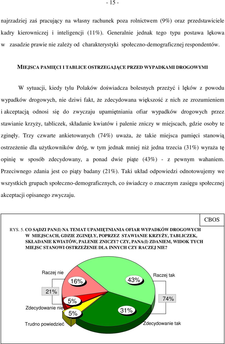 MIEJSCA PAMIĘCI I TABLICE OSTRZEGAJĄCE PRZED WYPADKAMI DROGOWYMI W sytuacji, kiedy tylu Polaków doświadcza bolesnych przeżyć i lęków z powodu wypadków drogowych, nie dziwi fakt, że zdecydowana