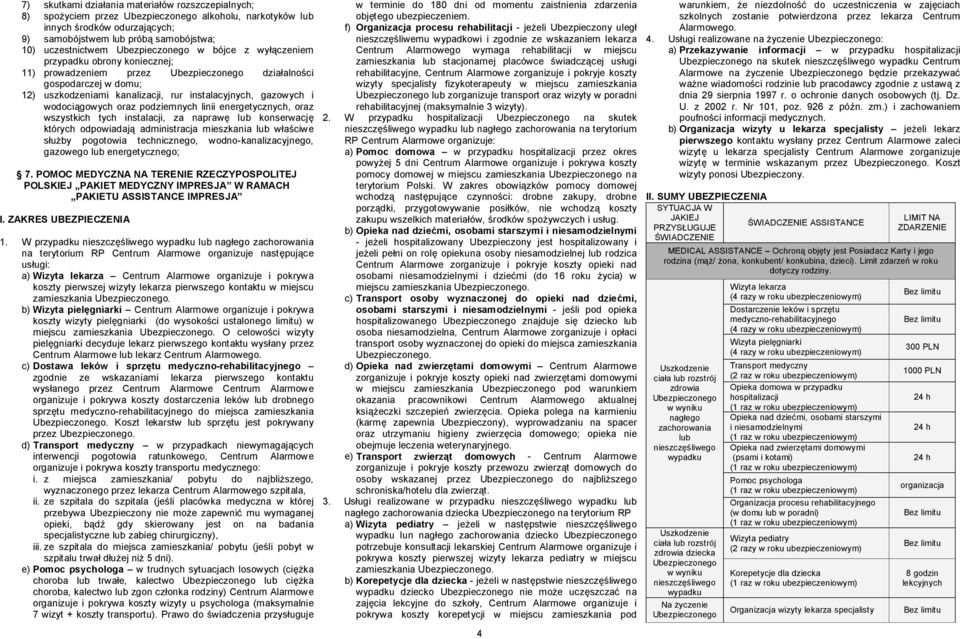 energetycznych, oraz wszystkich tych instalacji, za naprawę lub konserwację których odpowiadają administracja mieszkania lub właściwe służby pogotowia technicznego, wodno-kanalizacyjnego, gazowego