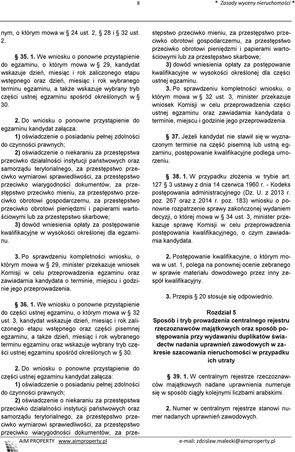 wskazuje wybrany tryb części ustnej egzaminu spośród określonych w 30. 2.