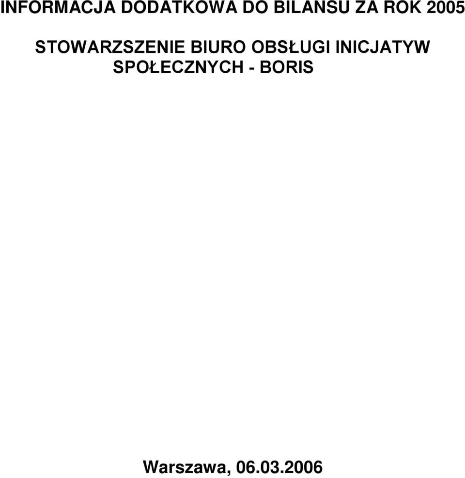 STOWARZSZENIE BIURO OBSŁUGI