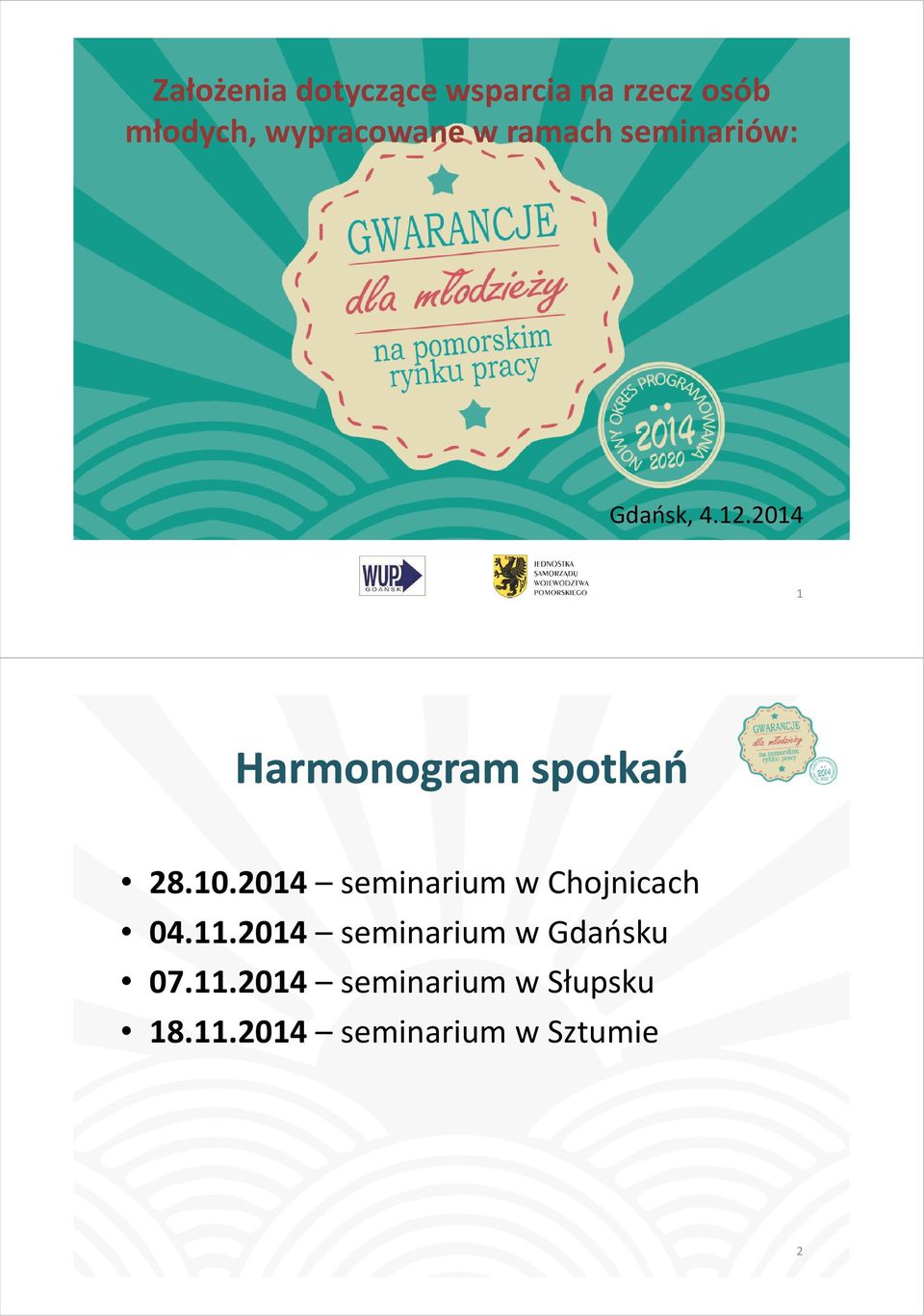 10.2014 seminarium w Chojnicach 04.11.