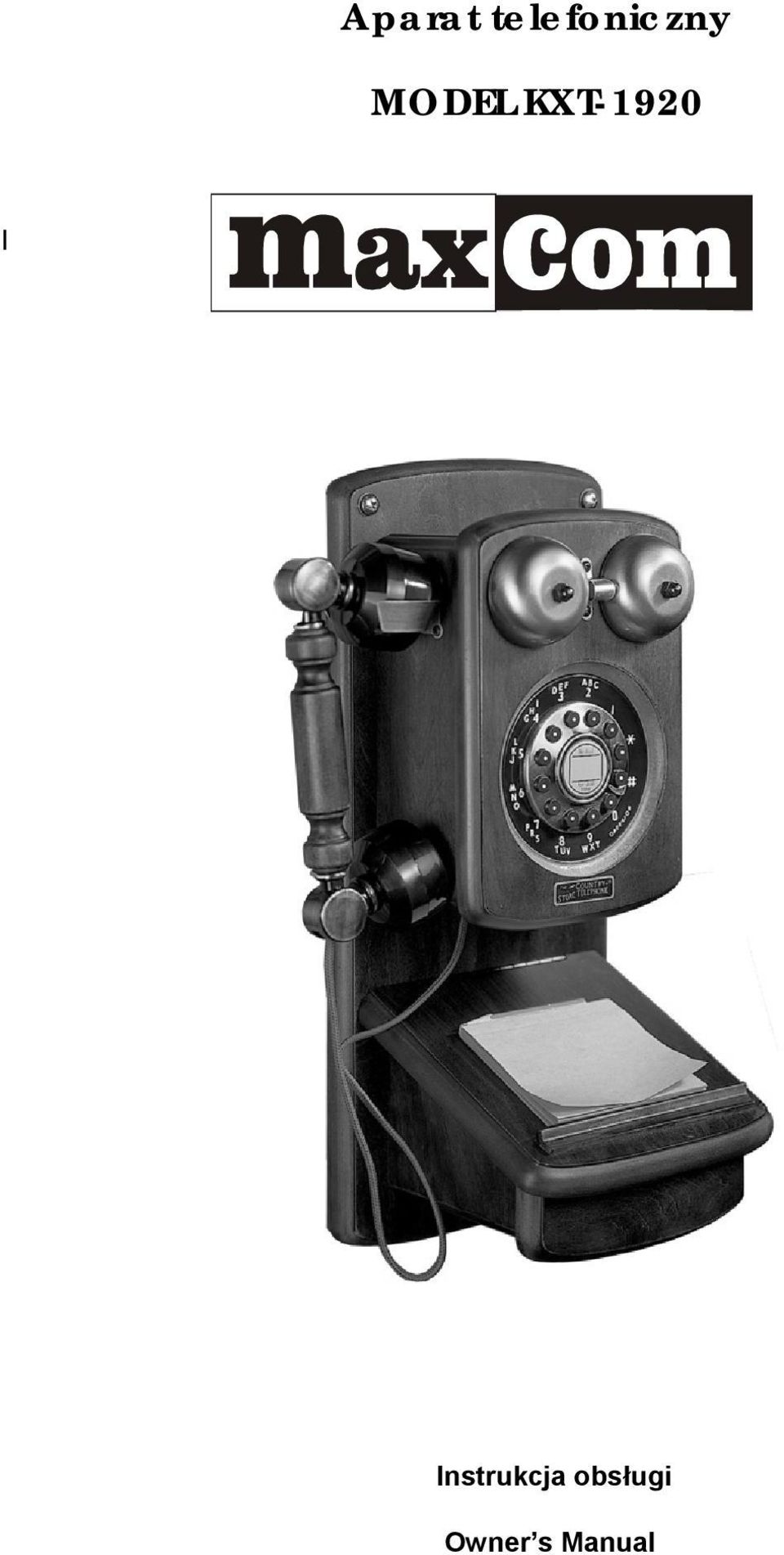 MODEL KXT-1920 I