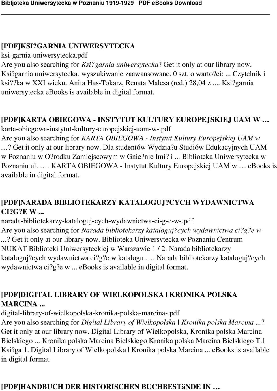 [PDF]KARTA OBIEGOWA - INSTYTUT KULTURY EUROPEJSKIEJ UAM W karta-obiegowa-instytut-kultury-europejskiej-uam-w-.pdf Are you also searching for KARTA OBIEGOWA - Instytut Kultury Europejskiej UAM w?