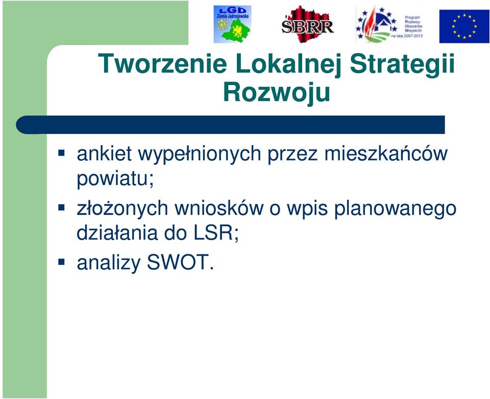 powiatu; złożonych wniosków o wpis