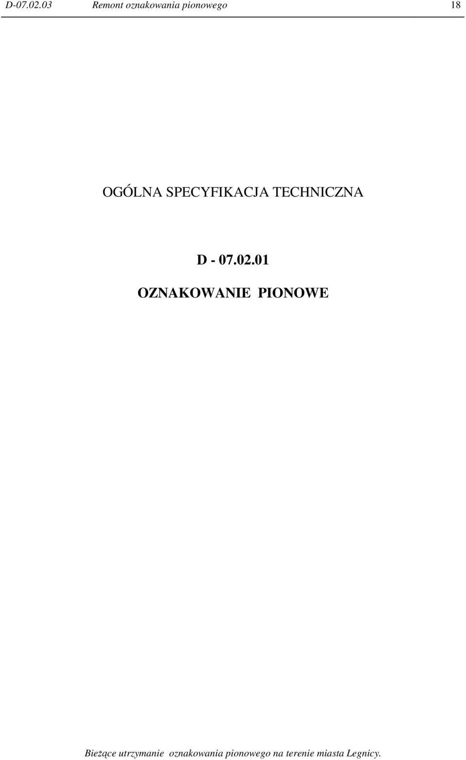 pionowego 18 OGÓLNA