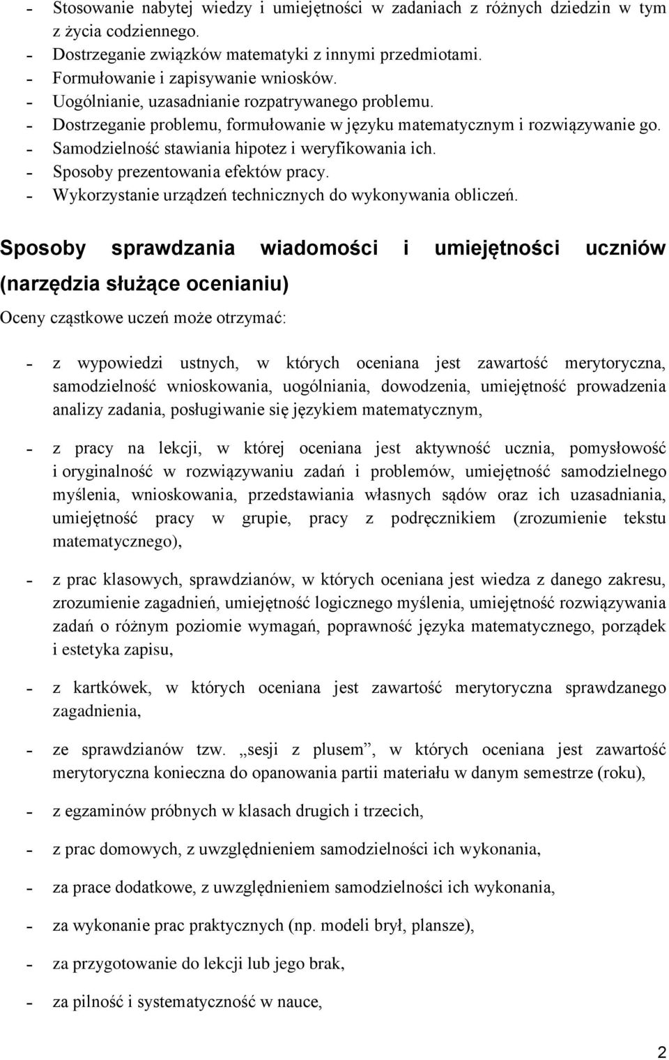 Sposoby prezentowania efektów pracy. Wykorzystanie urządzeń technicznych do wykonywania obliczeń.