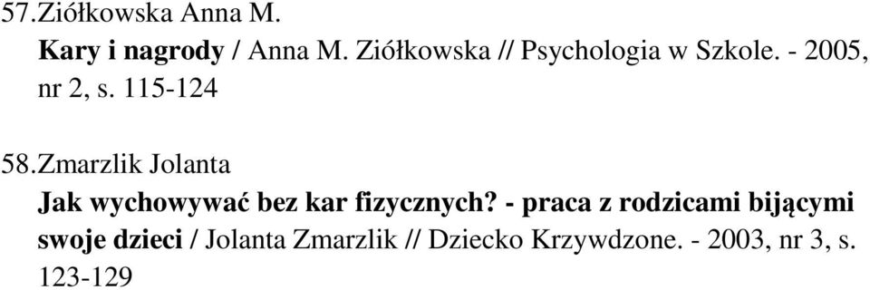 Zmarzlik Jolanta Jak wychowywać bez kar fizycznych?