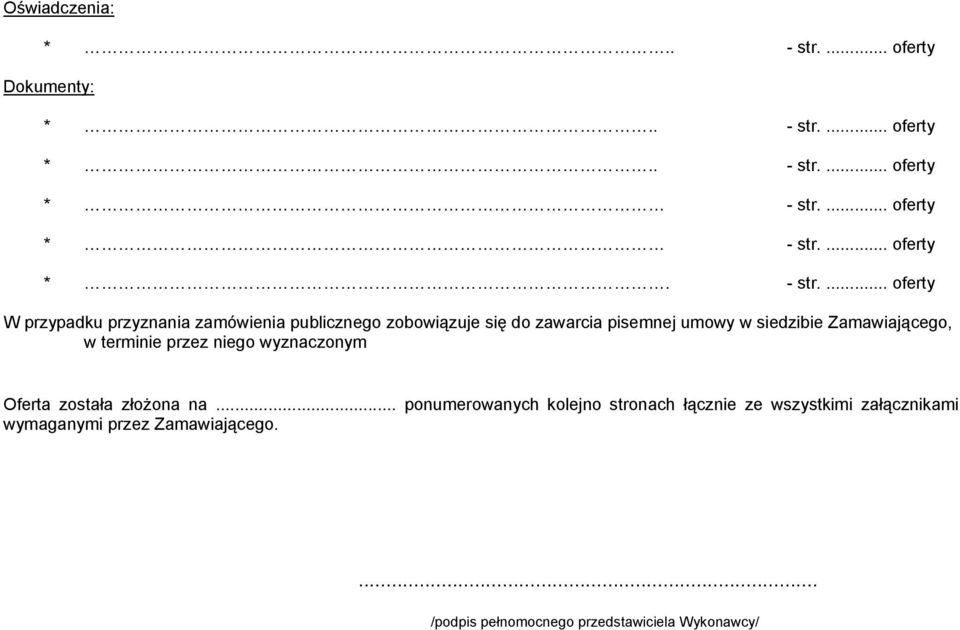 ... oferty *.. - str.