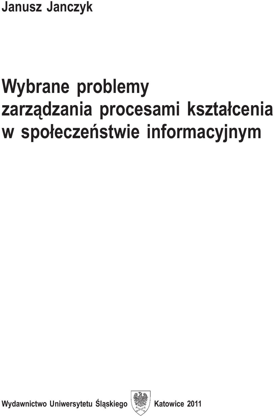 spo³eczeñstwie informacyjnym