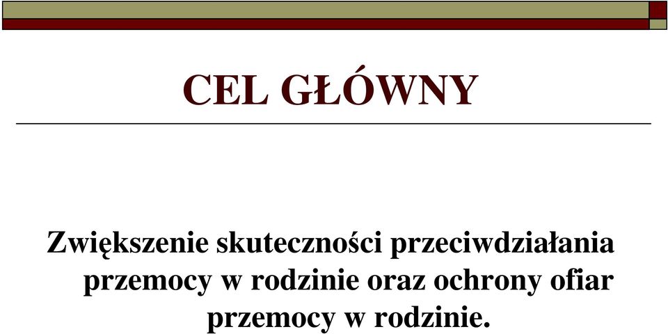 skuteczności przeciwdziałania przemocy