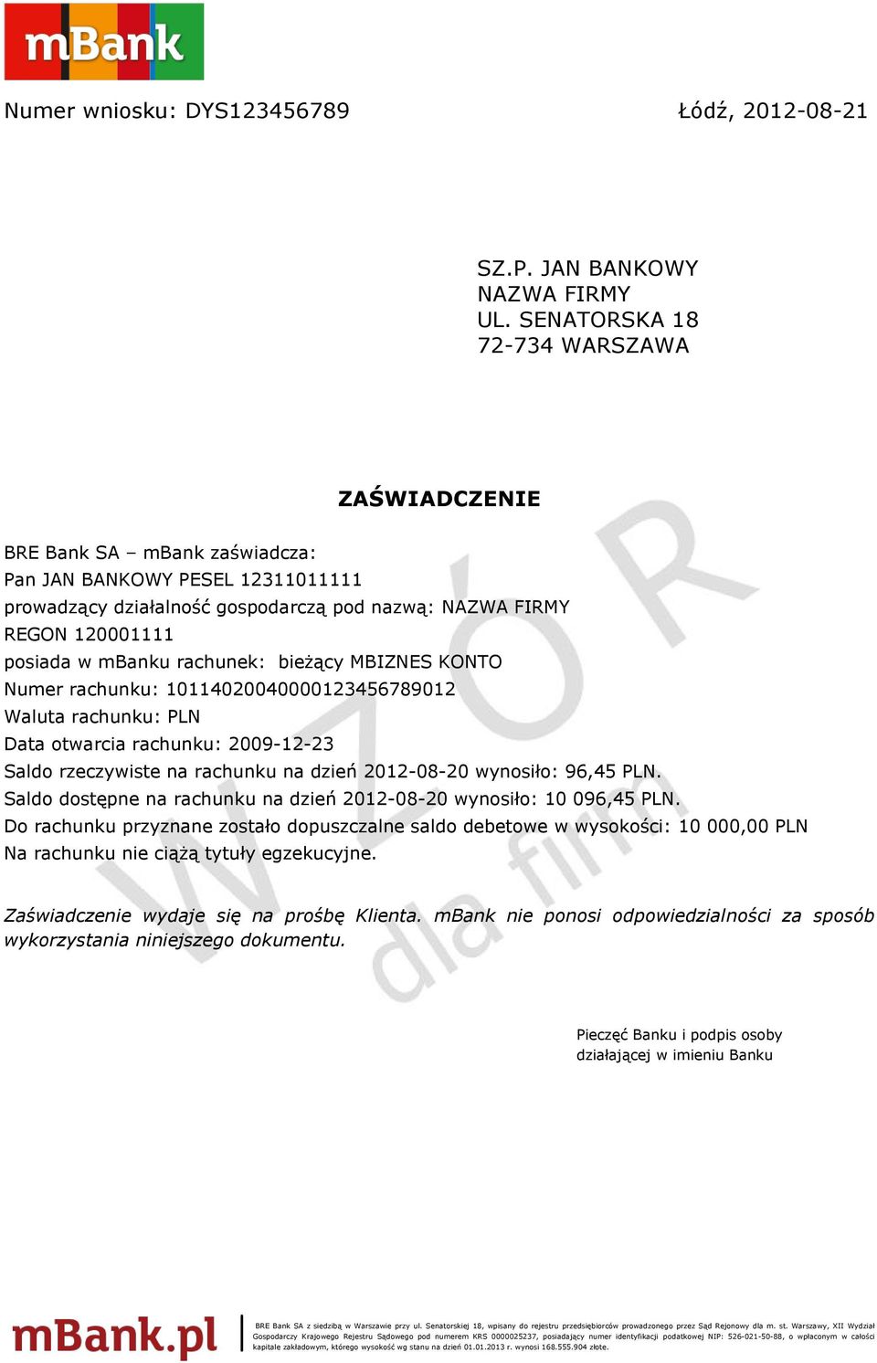 2012-08-20 wynosiło: 96,45 PLN.