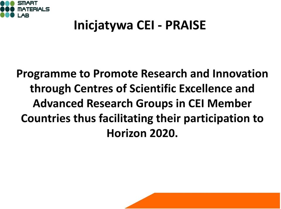 Excellence and Advanced Research Groups in CEI Member