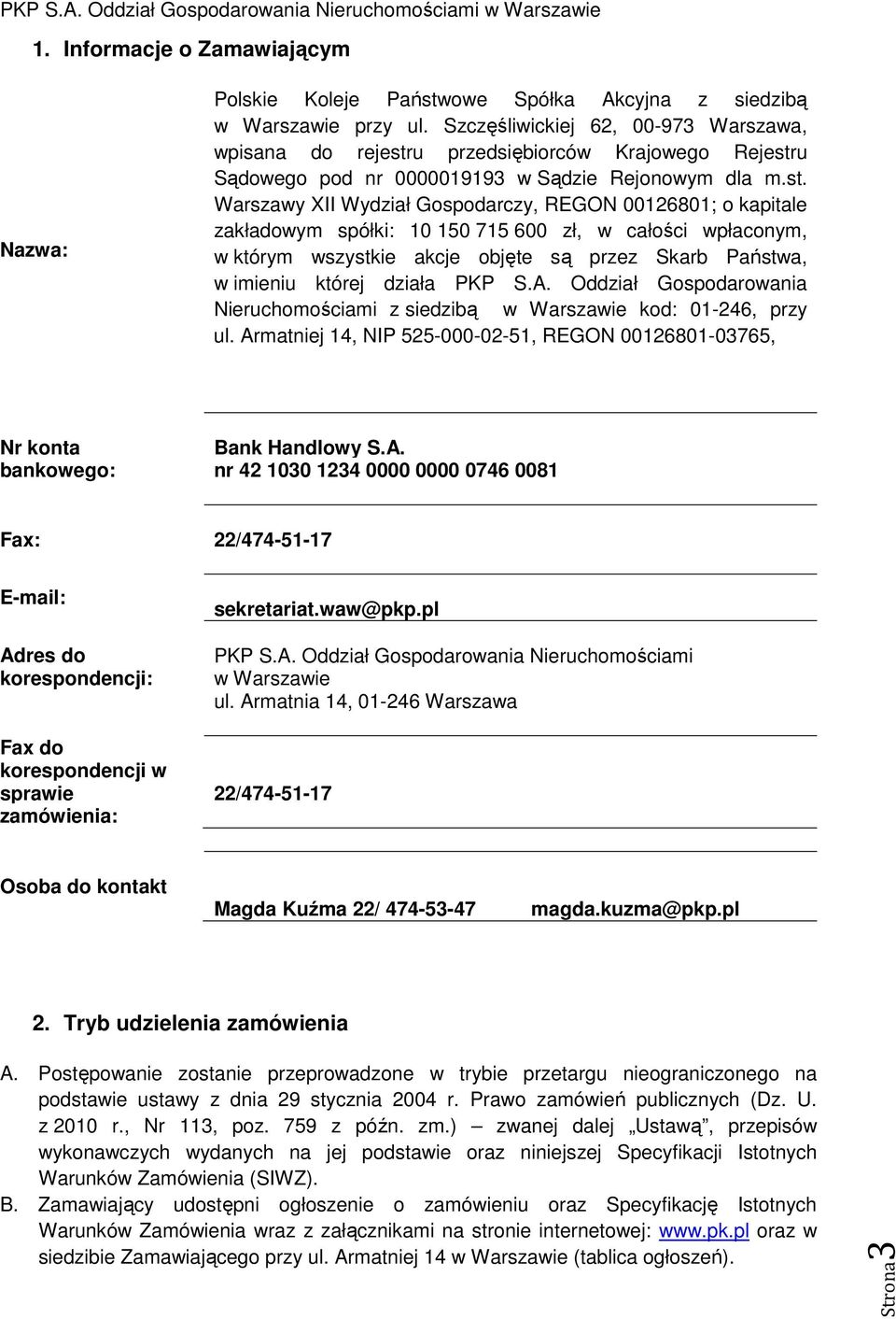 u przedsiębiorców Krajowego Rejestr