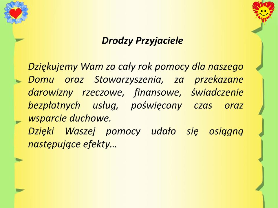 finansowe, świadczenie bezpłatnych usług, poświęcony czas oraz