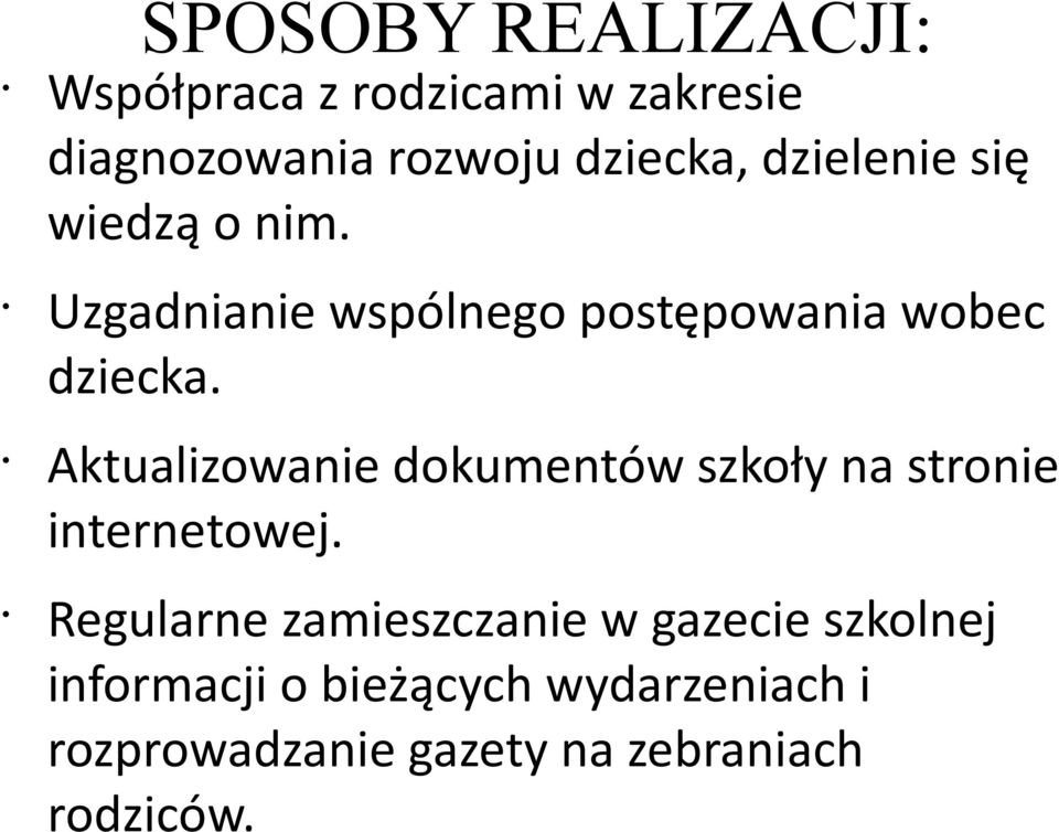 Aktualizowanie dokumentów szkoły na stronie internetowej.