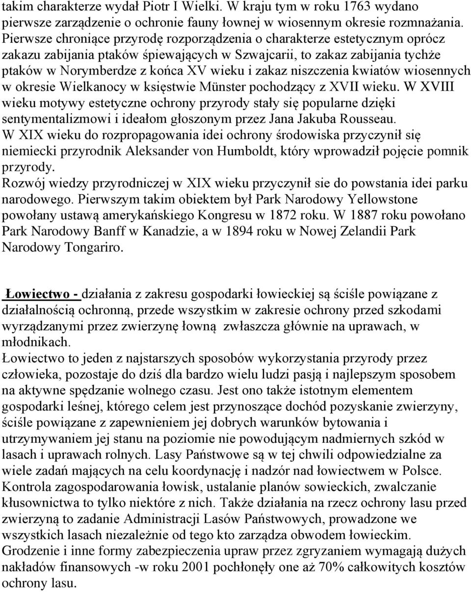 niszczenia kwiatów wiosennych w okresie Wielkanocy w księstwie Münster pochodzący z XVII wieku.