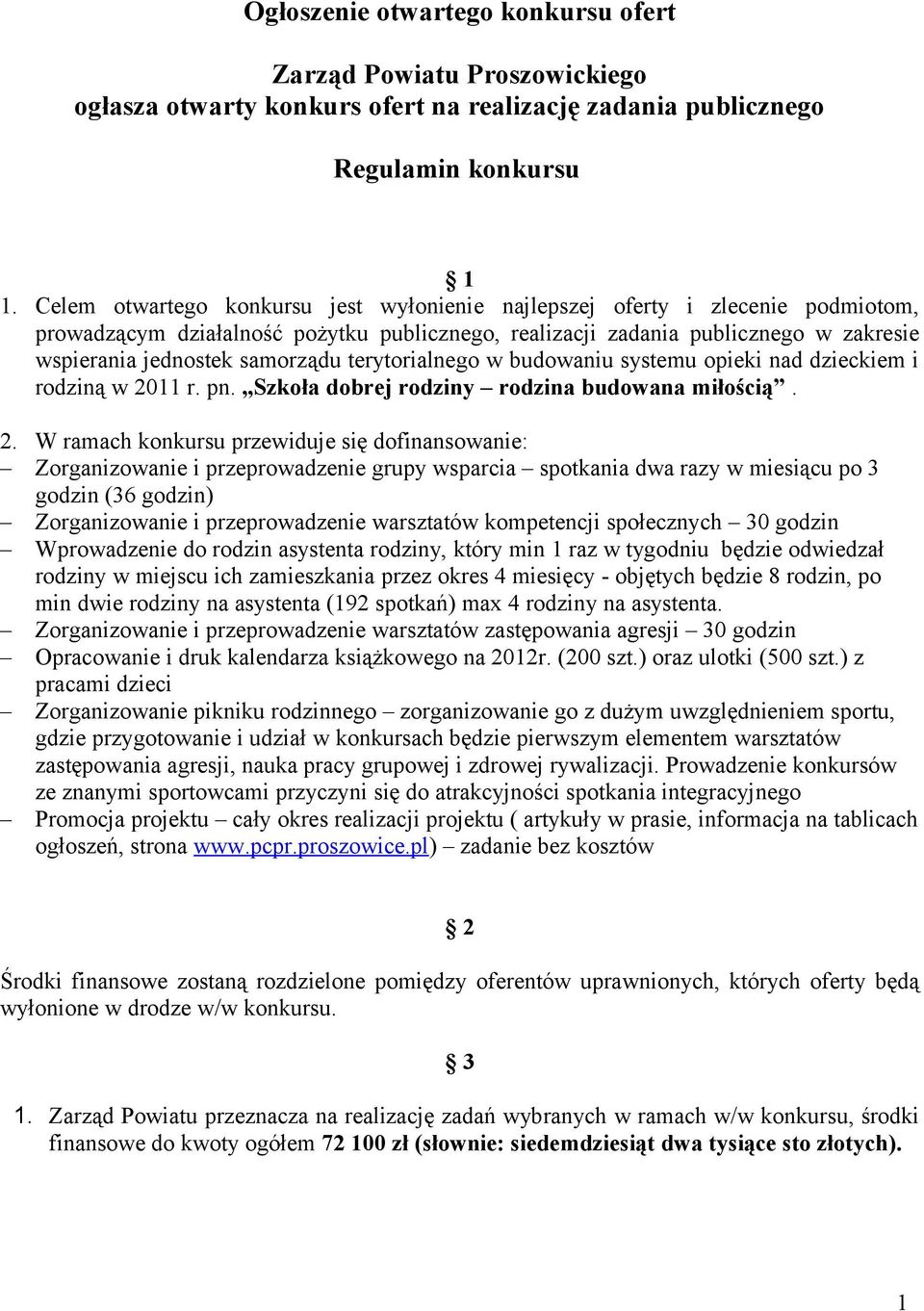 terytorialnego w budowaniu systemu opieki nad dzieckiem i rodziną w 20