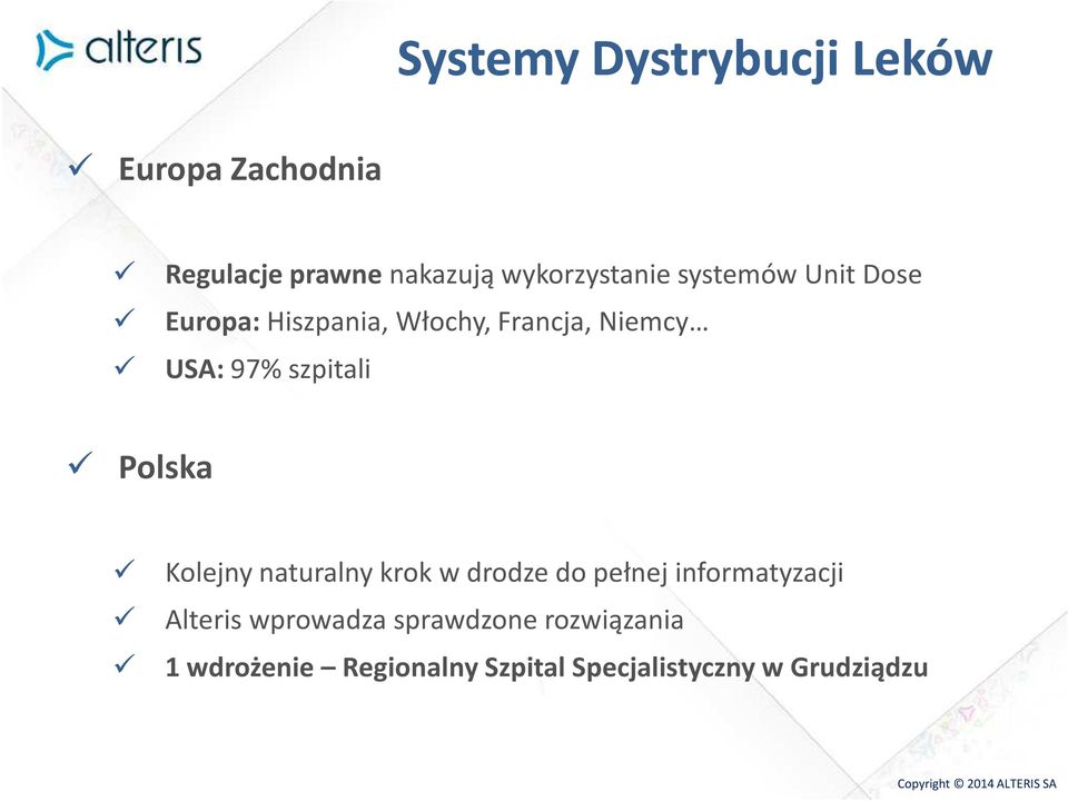 97% szpitali Polska Kolejny naturalny krok w drodze do pełnej informatyzacji