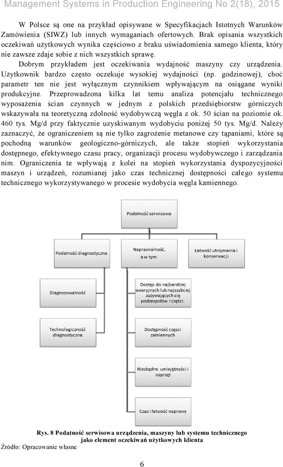 Dobrym przykładem jest oczekiwania wydajność maszyny czy urządzenia. Użytkownik bardzo często oczekuje wysokiej wydajności (np.